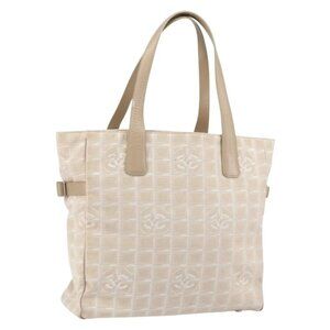 CHANEL New Travel Line Tote Bag Nylon Pink